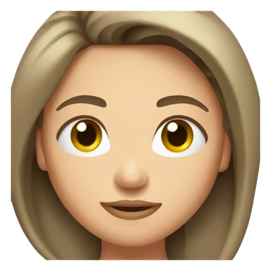 Woman large stomach muscles, Caucasian, brunette sticker