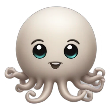 Un poulpe mignon sticker