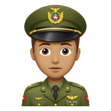 Soldat der salotiert und den Buchstaben S.A.S sticker