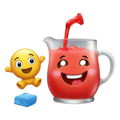 Baby with the kool aid man sticker