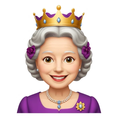 queen elizabeth  sticker