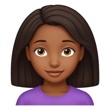 Shy black girl  sticker