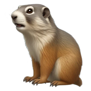 Marmotte sticker