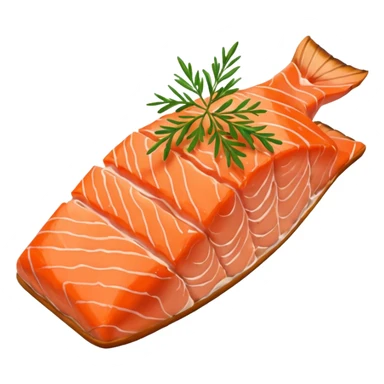 Salmone al forno sticker