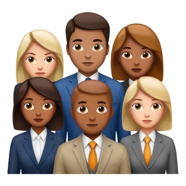 corporate social responsibility for large enterprise team but not wearing casual clothes sticker