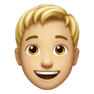 smiling boy portrait indoors sticker