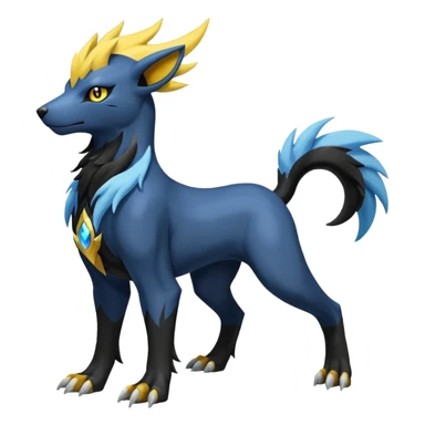 Houndoom-Manectric-Absol-Luxray-fusion (full body) sticker