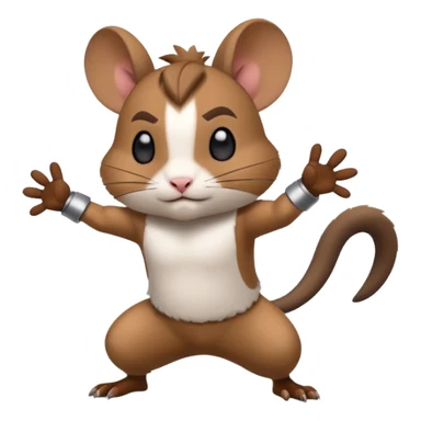 Degu playing brawlstars sticker