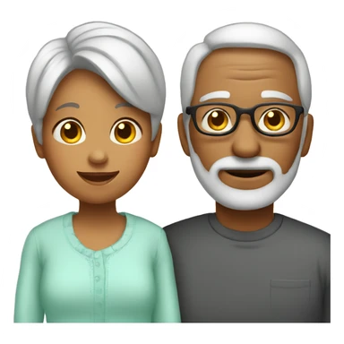 grandparents and grandchild sticker