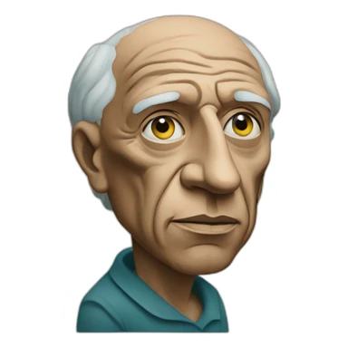 Pablo picasso qui peint sticker