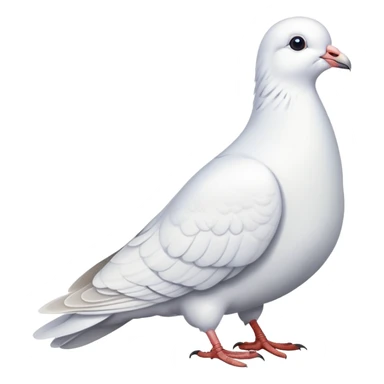 white dove pigeon sticker