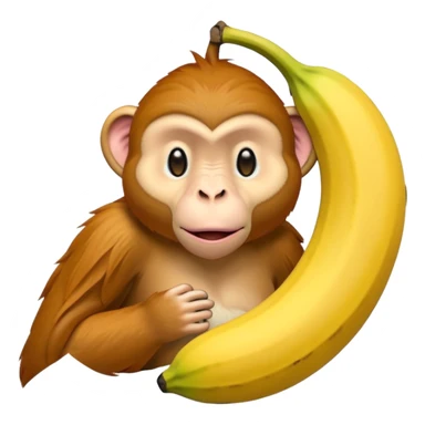 long banana-like dangling nose proboscis monkey sticker