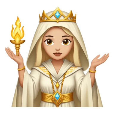 The high priestess Tarot CARD sticker