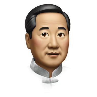 photorealistic mao zedong sticker