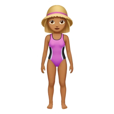 Tanning at the beach sticker