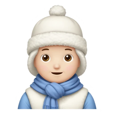 marshmallow guy with accessories sticker