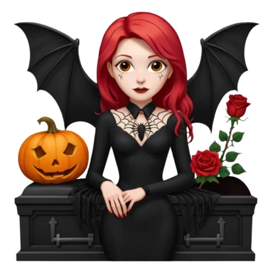 Chris motionless  🕸🦇🎃🥀⚰️🖤🪦🎶🎤👩‍🦰 sticker