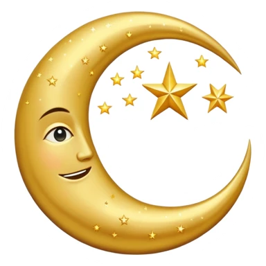 Croissant de lune musulman sticker