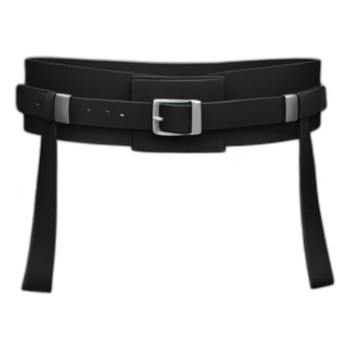Ceinture noir sticker