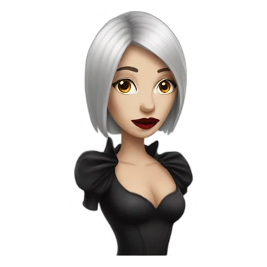 woman vamp sticker
