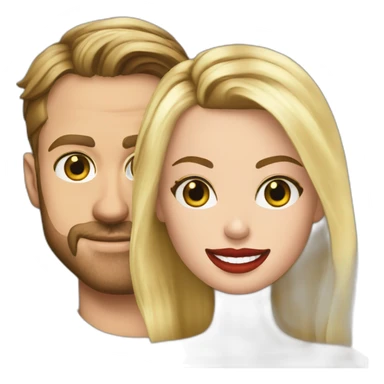 ryan gosling and margot robbie sticker