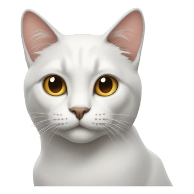 Cat with jawline saying sigma sticker