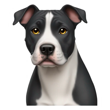Amstaff black sticker