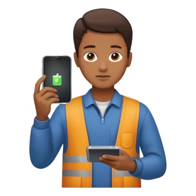 repairing an electronic device standing front sticker