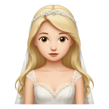 girl wedding girl sticker