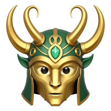 Loki's helmet sticker