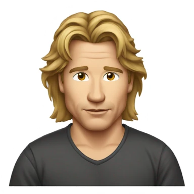 val-kilmer cartoon wearing tee sticker