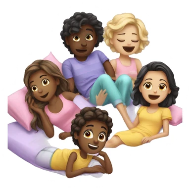 Sleepover sticker