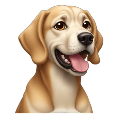 Perro American Stanford sticker