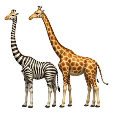 Zebra + Giraffe + Brachiosaurus = sticker