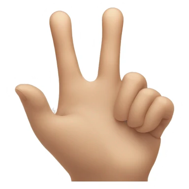 index finger pointed up, but another points on it, and another one, and so on sticker