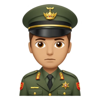 Guardia Civil officer in uniform sticker