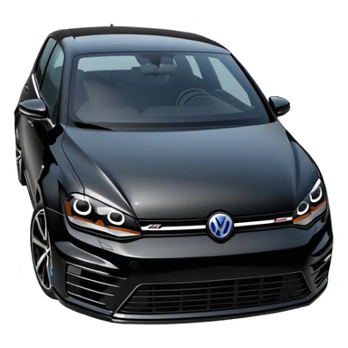 black golf r mk7 2016 sticker
