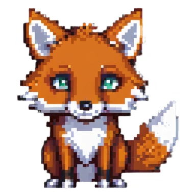 crazy fox sticker