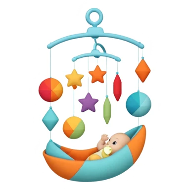 baby Hanging mobile  sticker