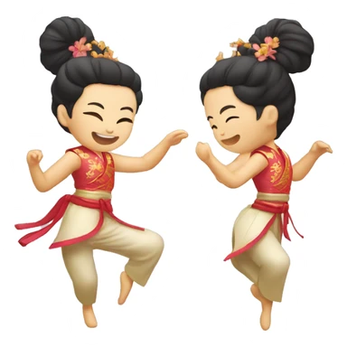Chinois qui danse  sticker