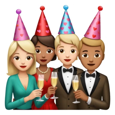 valentine brunch sticker