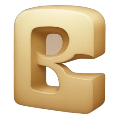 letter R  sticker