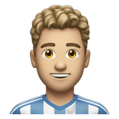 Guy playing fifa sticker