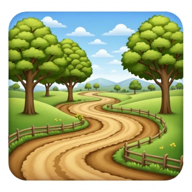 country road sticker