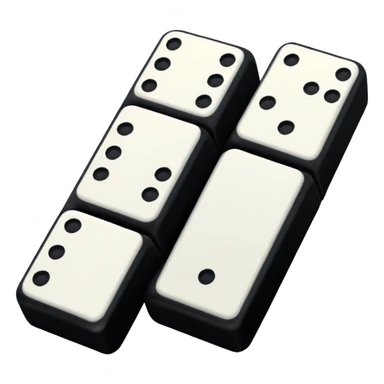 Domino pieces sticker
