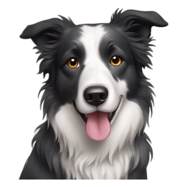 Seal merle Border collie sticker