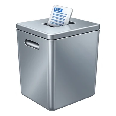 Caja de votos moderna  sticker