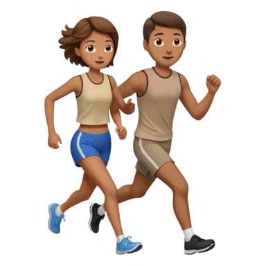 Robber with girl over shoulder while running  sticker