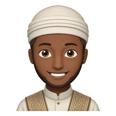 cool Muslim man sticker