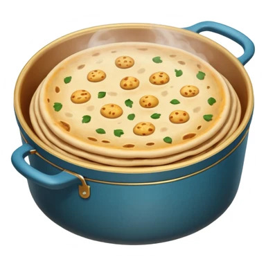 indian chapati inside 1 casserole   sticker